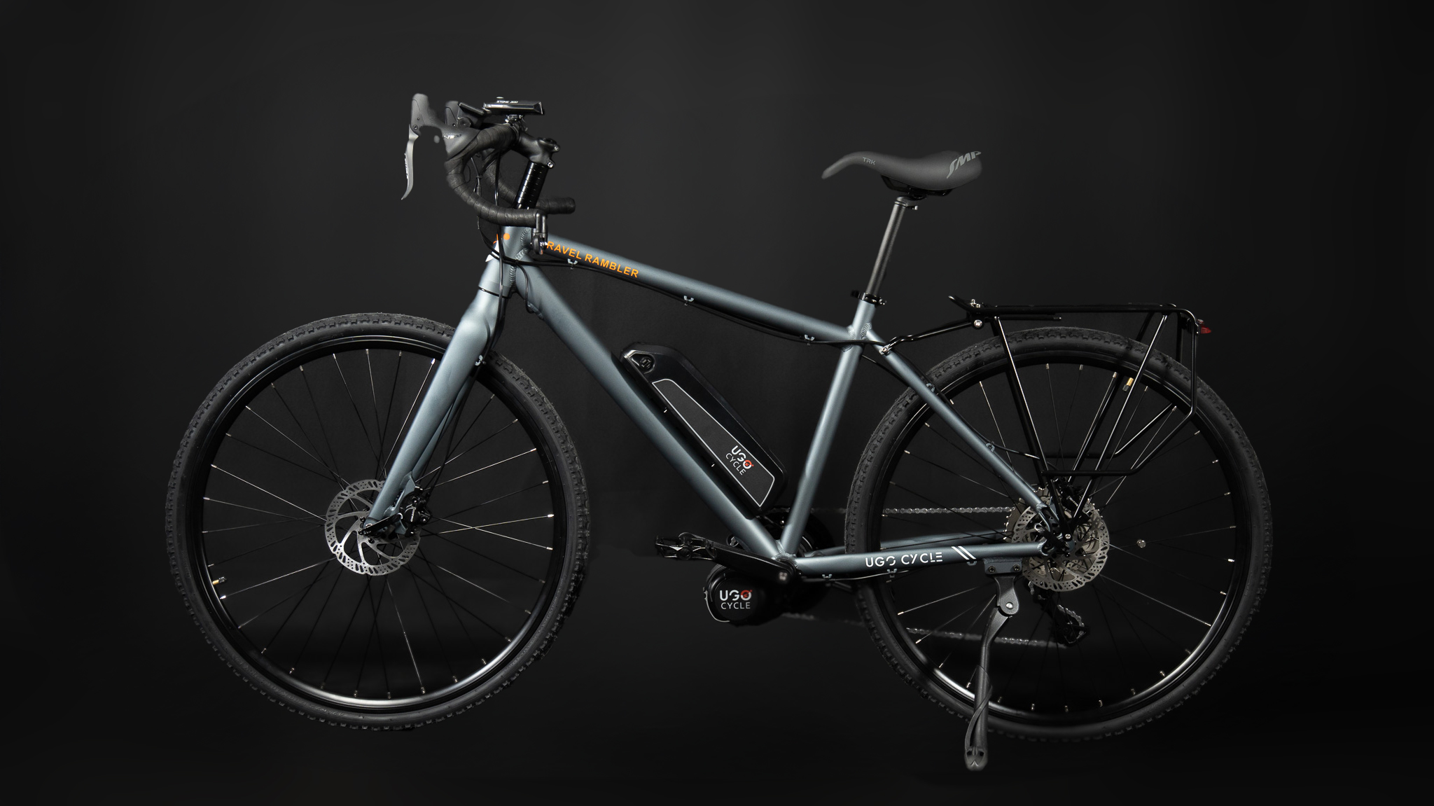 Gravel électrique - UGO Cycle Terranova Medium - Profil gauche - F