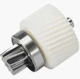 Arbre de transmission & engrenage nylon blanc TSDZ2B